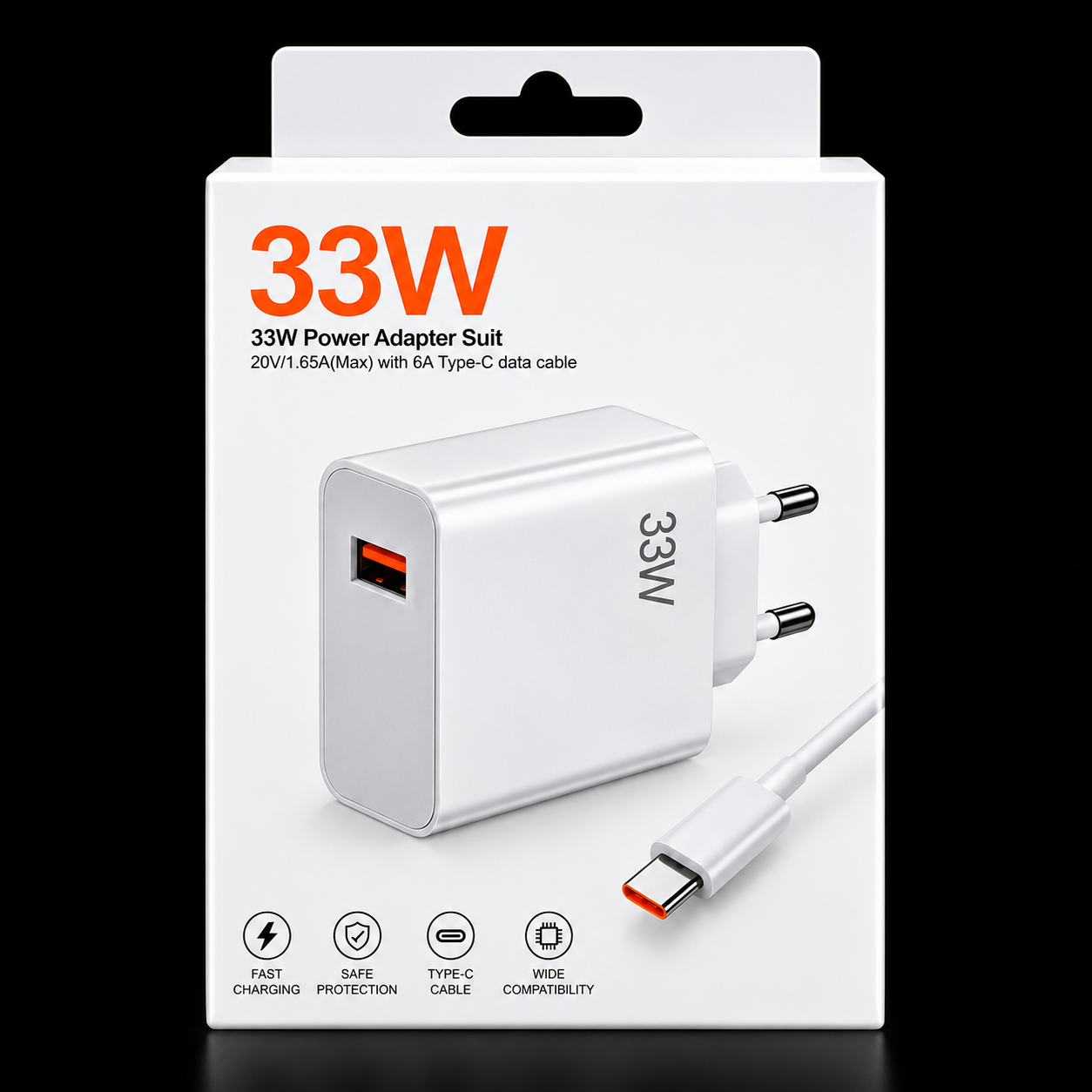 Блок живлення + кабель 33w