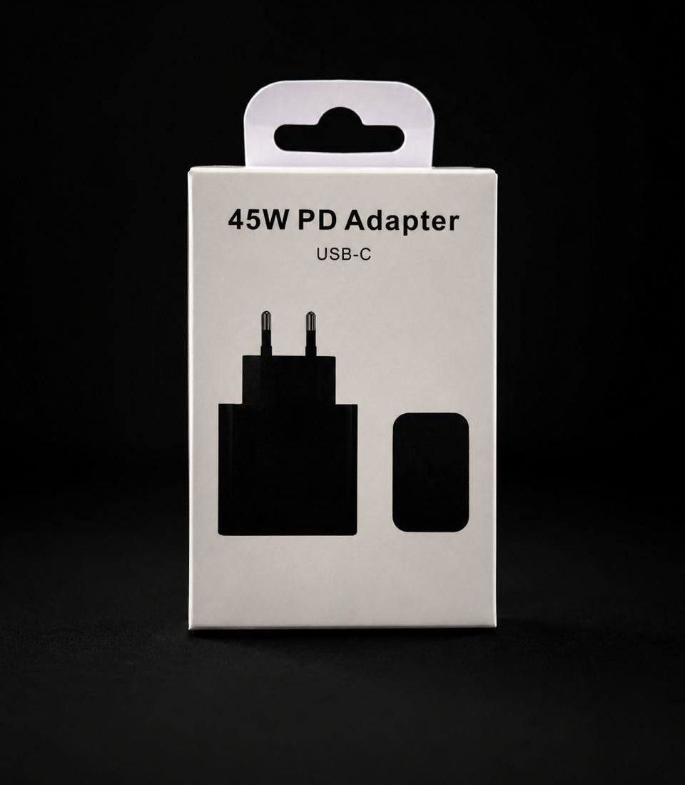 Мережевий зарядний пристрій 45W PD Adapter (USB-C).