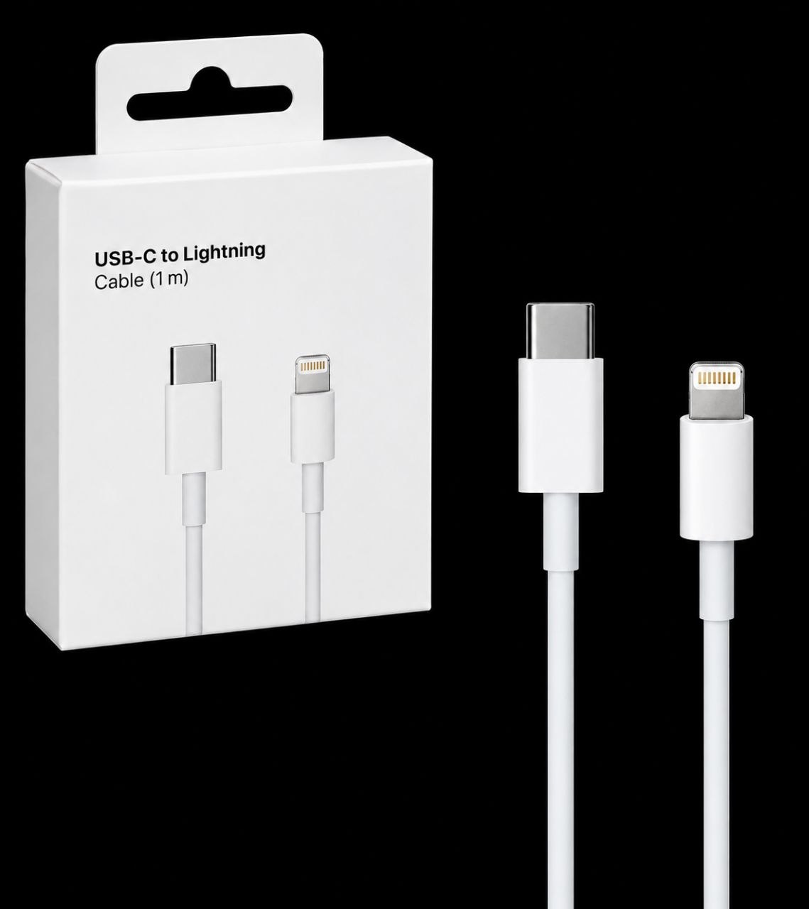 Кабель Apple USB-C to Lightning Cable 20W в коробці (1 м).
